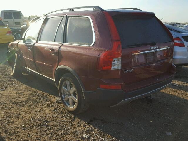 YV4CM982X81422050 - 2008 VOLVO XC90 MAROON photo 3