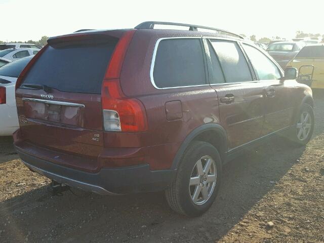 YV4CM982X81422050 - 2008 VOLVO XC90 MAROON photo 4