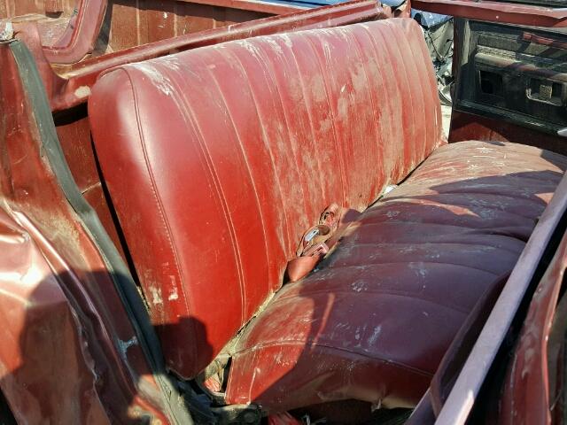 1B7FD14H4FS717910 - 1985 DODGE D-SERIES RED photo 6