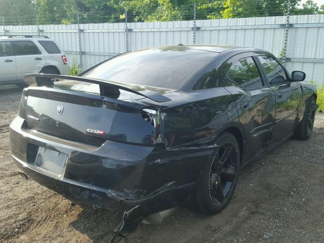 2B3KA73W97H685296 - 2007 DODGE CHARGER SR BLACK photo 4