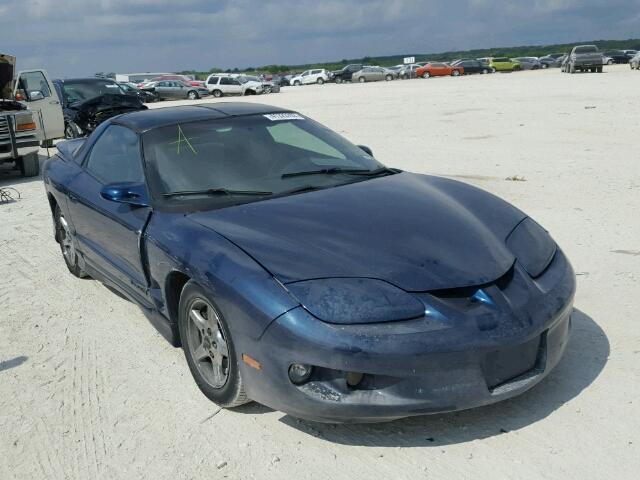 2G2FS22K322105183 - 2002 PONTIAC FIREBIRD BLUE photo 1