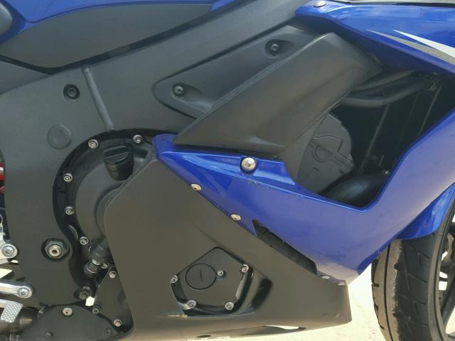 JYARJ06E76A032563 - 2006 YAMAHA YZFR6 L BLUE photo 7