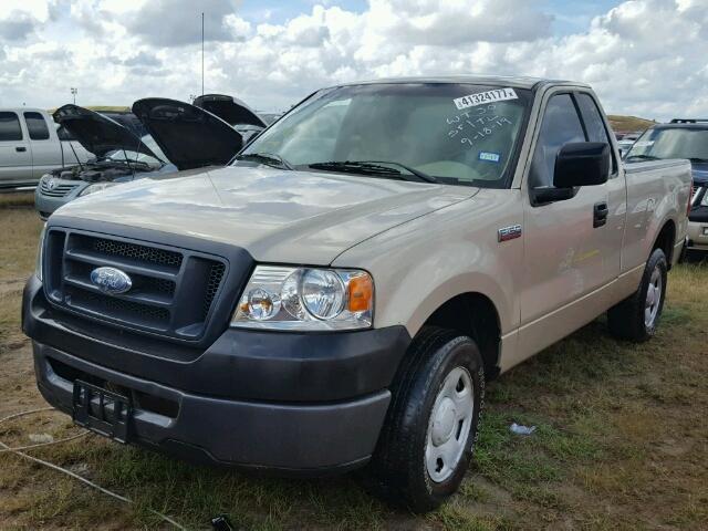 1FTRF122X7KB12300 - 2007 FORD F150 TAN photo 2