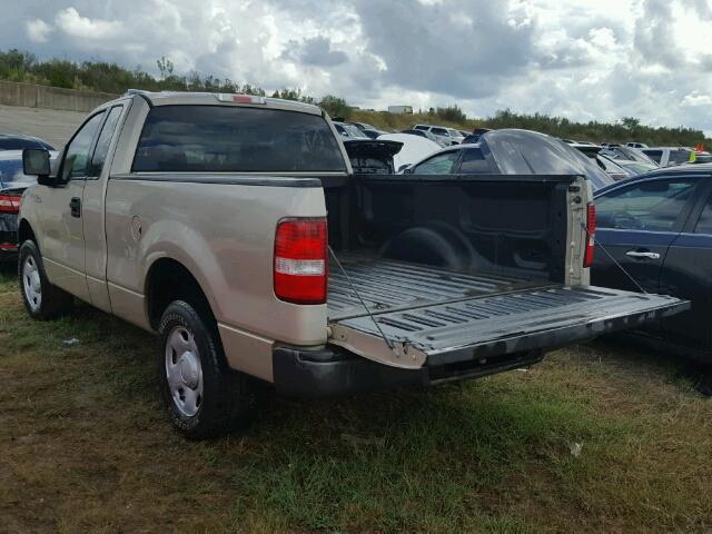 1FTRF122X7KB12300 - 2007 FORD F150 TAN photo 3