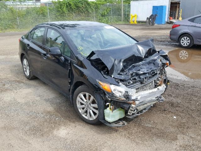 2HGFB2F92CH118199 - 2012 HONDA CIVIC EXL 黑色 照片 1