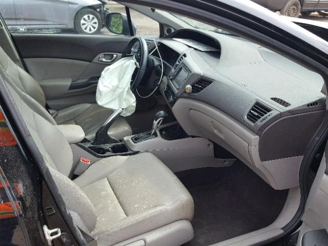 2HGFB2F92CH118199 - 2012 HONDA CIVIC EXL 黑色 照片 5
