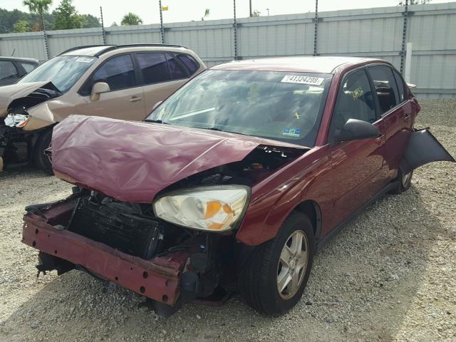 1G1ZT54855F142367 - 2005 CHEVROLET MALIBU LS Qırmızı foto 2