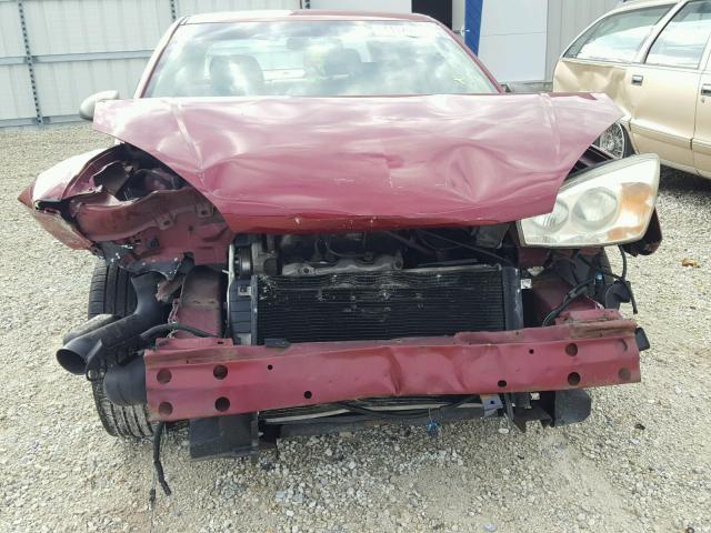 1G1ZT54855F142367 - 2005 CHEVROLET MALIBU LS Qırmızı foto 9