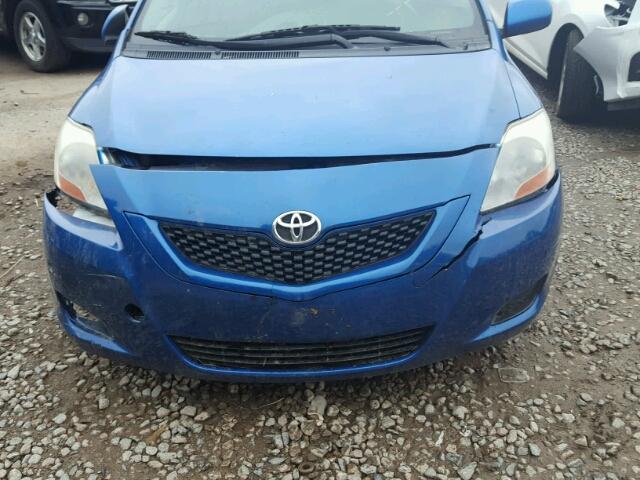 JTDBT903891333231 - 2009 TOYOTA YARIS BLUE photo 7