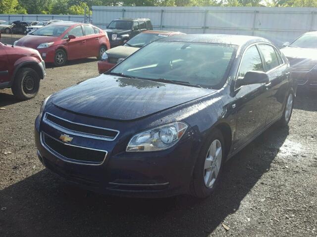 1G1ZG57BX84265805 - 2008 CHEVROLET MALIBU LS 蓝色 照片 2