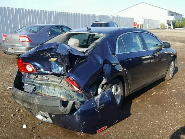 1G1ZG57BX84265805 - 2008 CHEVROLET MALIBU LS 蓝色 照片 4