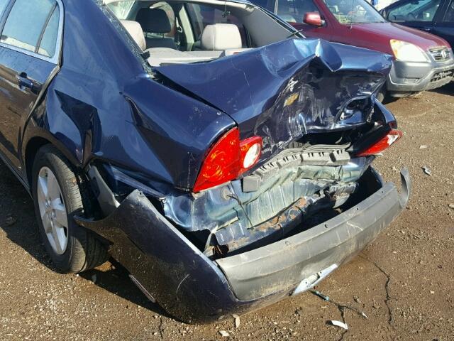 1G1ZG57BX84265805 - 2008 CHEVROLET MALIBU LS 蓝色 照片 9