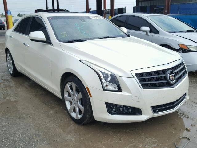 1G6AA5RX8E0108648 - 2014 CADILLAC ATS WHITE photo 1