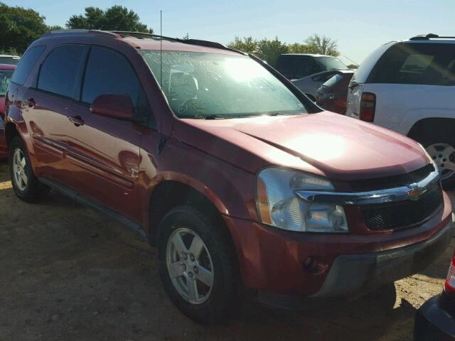 2CNDL63F866080168 - 2006 CHEVROLET EQUINOX LT RED photo 1