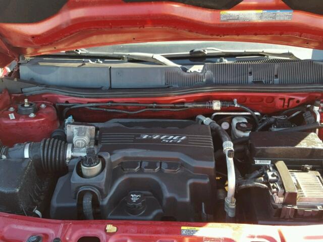 2CNDL63F866080168 - 2006 CHEVROLET EQUINOX LT RED photo 7