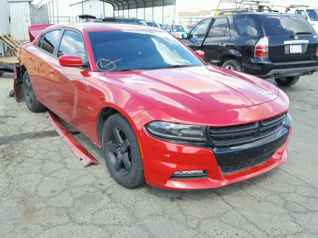 2C3CDXCT7FH777865 - 2015 DODGE CHARGER R/ RED photo 1