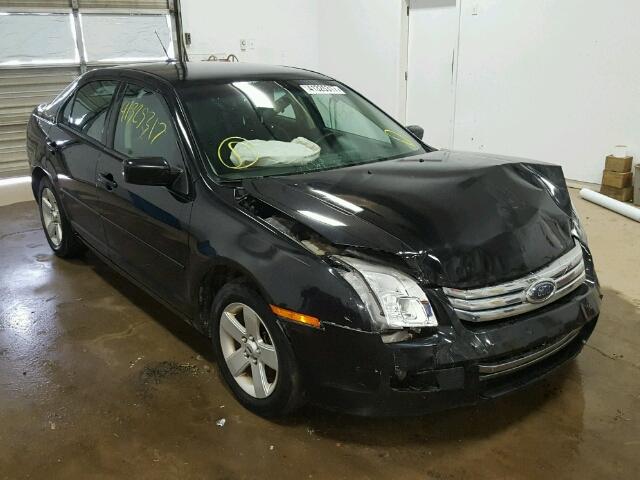 3FAHP07Z59R186303 - 2009 FORD FUSION SE BLACK photo 1