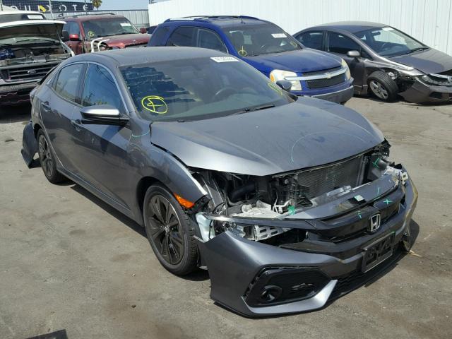 SHHFK7H70HU428466 - 2017 HONDA CIVIC EXL ნაცრისფერი ფოტო 1