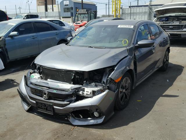 SHHFK7H70HU428466 - 2017 HONDA CIVIC EXL ნაცრისფერი ფოტო 2