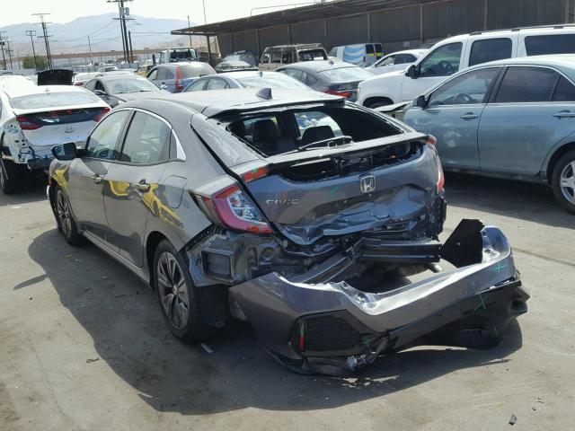 SHHFK7H70HU428466 - 2017 HONDA CIVIC EXL ნაცრისფერი ფოტო 3