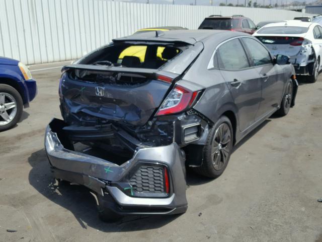 SHHFK7H70HU428466 - 2017 HONDA CIVIC EXL ნაცრისფერი ფოტო 4