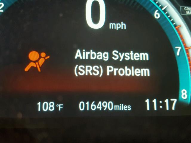 SHHFK7H70HU428466 - 2017 HONDA CIVIC EXL ნაცრისფერი ფოტო 8