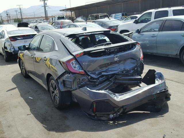 SHHFK7H70HU428466 - 2017 HONDA CIVIC EXL ნაცრისფერი ფოტო 9