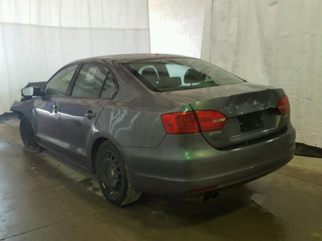 3VWDP7AJ1CM365847 - 2012 VOLKSWAGEN JETTA SE 灰色 照片 3