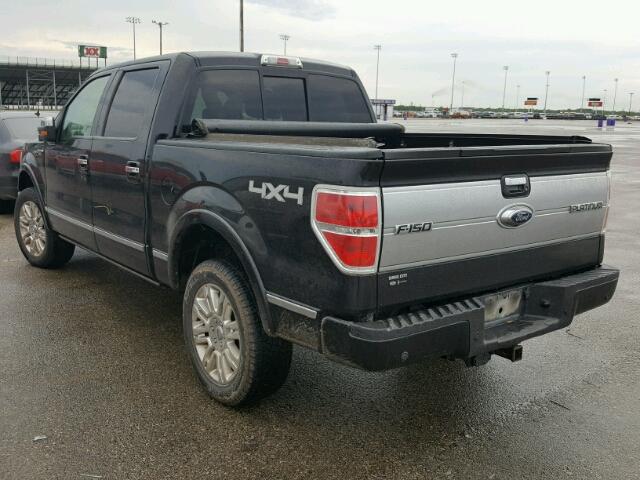 1FTPW14V89FA67416 - 2009 FORD F150 BLACK photo 3