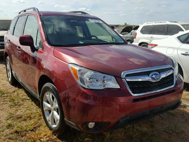 JF2SJAHC1FH836745 - 2015 SUBARU FORESTER 2 MAROON photo 1