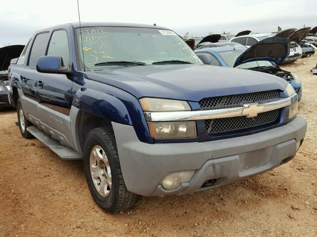 3GNEC13T42G204525 - 2002 CHEVROLET AVALANCHE BLUE photo 1