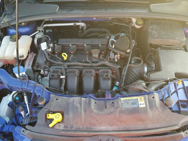 1FADP3K25EL195246 - 2014 FORD FOCUS SE BLUE photo 7