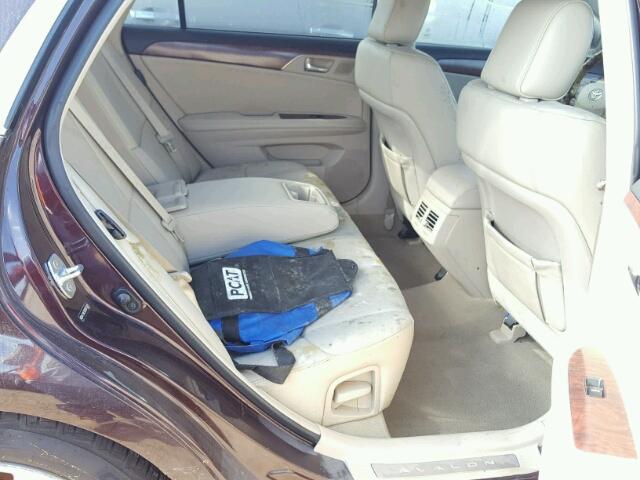 4T1BK3DB2BU415859 - 2011 TOYOTA AVALON PURPLE photo 6