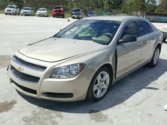 1G1ZB5E18BF352087 - 2011 CHEVROLET MALIBU LS GOLD photo 2