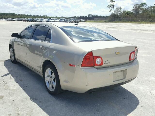 1G1ZB5E18BF352087 - 2011 CHEVROLET MALIBU LS GOLD photo 3