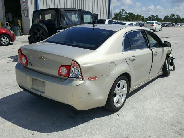 1G1ZB5E18BF352087 - 2011 CHEVROLET MALIBU LS GOLD photo 4