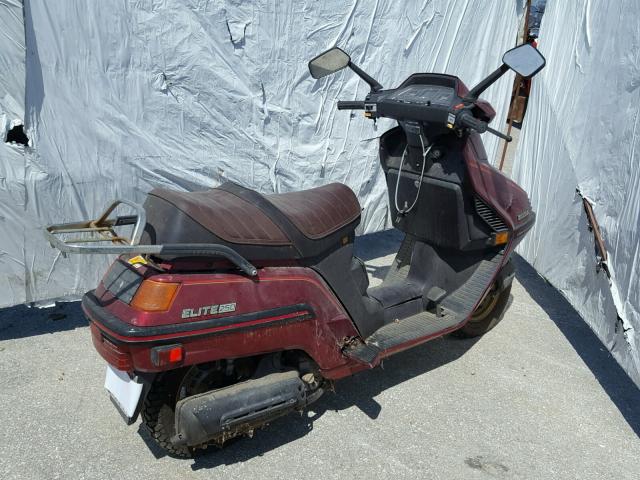 JH2MF0118FK001845 - 1985 HONDA CH250 RED photo 4