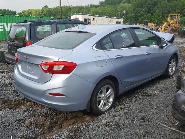 1G1BE5SM9H7144374 - 2017 CHEVROLET CRUZE LT SILVER photo 4