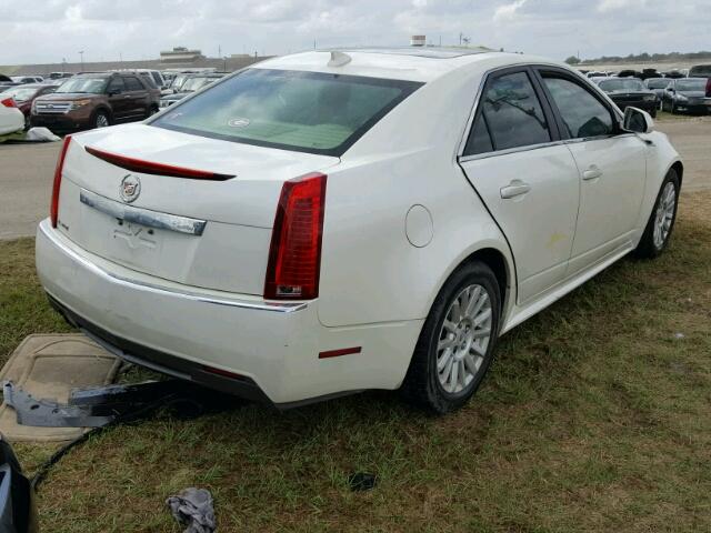 1G6DE5EY5B0108246 - 2011 CADILLAC CTS WHITE photo 4