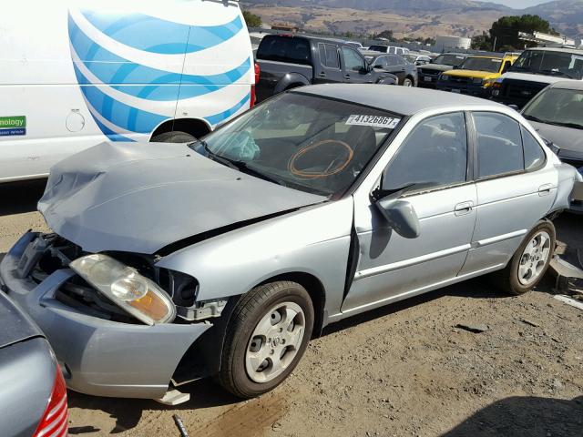 3N1CB51D64L854444 - 2004 NISSAN SENTRA 1.8 SILVER photo 2