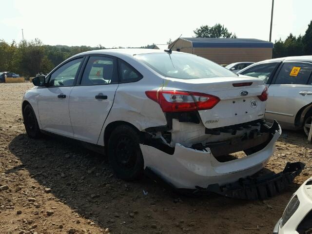 1FADP3E27DL136693 - 2013 FORD FOCUS S WHITE photo 3