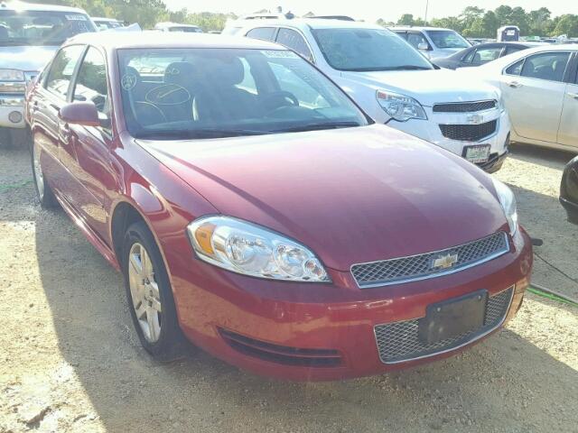 2G1WG5E35D1176678 - 2013 CHEVROLET IMPALA BURGUNDY photo 1