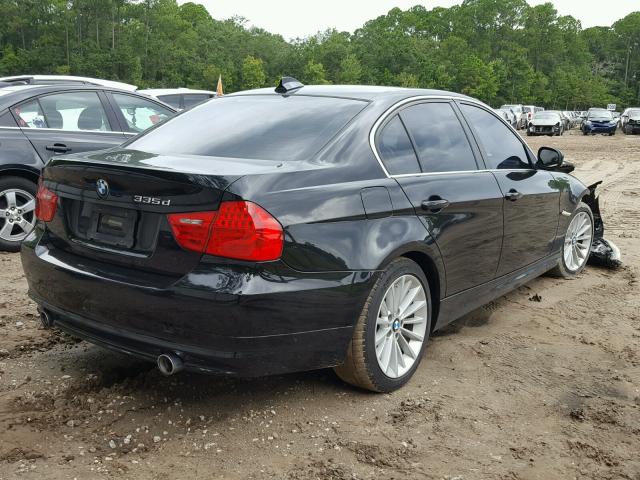 WBAPN7C54BA779588 - 2011 BMW 335 D BLACK photo 4