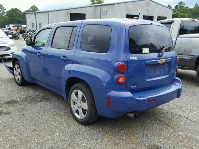 3GNDA13D28S607208 - 2008 CHEVROLET HHR LS BLUE photo 3