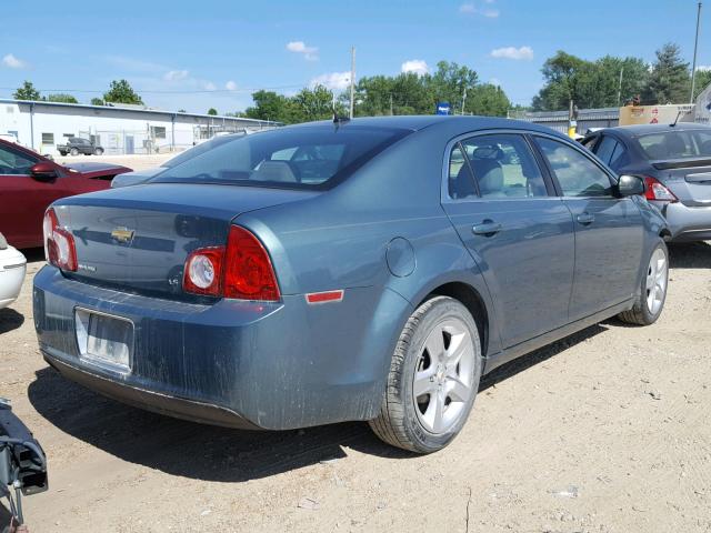 1G1ZG57B89F259779 - 2009 CHEVROLET MALIBU LS GREEN photo 4