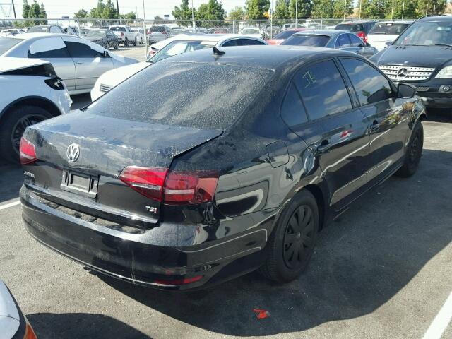 3VW267AJ5GM293566 - 2016 VOLKSWAGEN JETTA S 黑色 照片 4