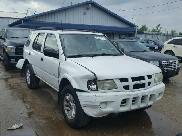 4S2CK58Y344303856 - 2004 ISUZU RODEO S WHITE photo 1