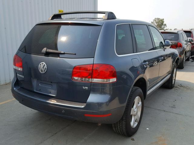 WVGBC67L54D010648 - 2004 VOLKSWAGEN TOUAREG 3. GRAY photo 4