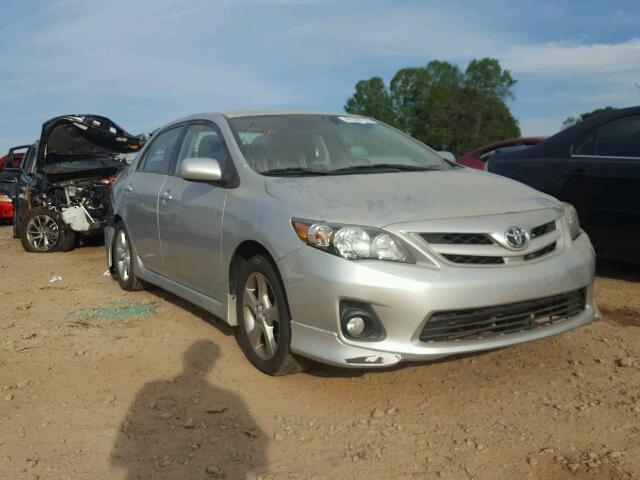 2T1BU4EE4BC716899 - 2011 TOYOTA COROLLA BA SILVER photo 1