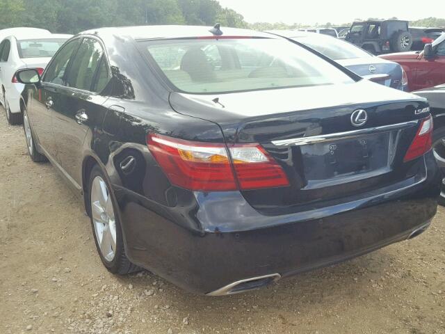 JTHBL5EF4C5112722 - 2012 LEXUS LS 460 BLACK photo 3